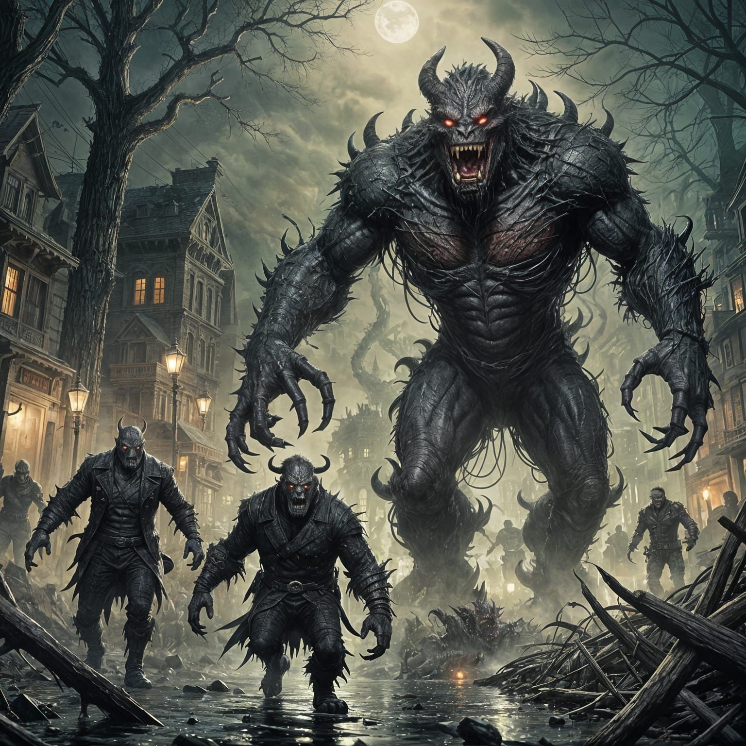 Sinister Monsters Roaming the Night