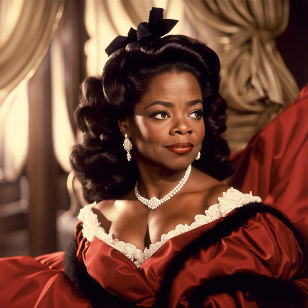 Oprah Winfrey as Scarlett O'Hara: AI Reimagining