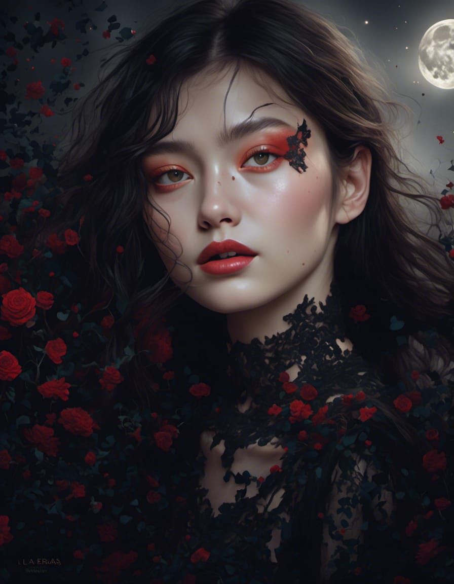 Hyperreal AI Portrait of a Tan Skinned Woman