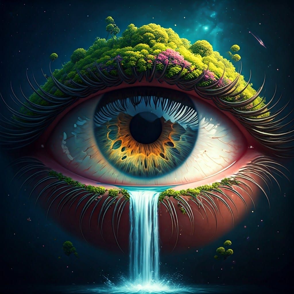 World Within an Eye: Fantasy Concept Art