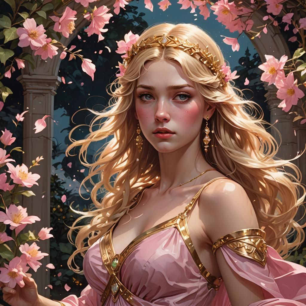 Persephone on Earth - goddess of spring