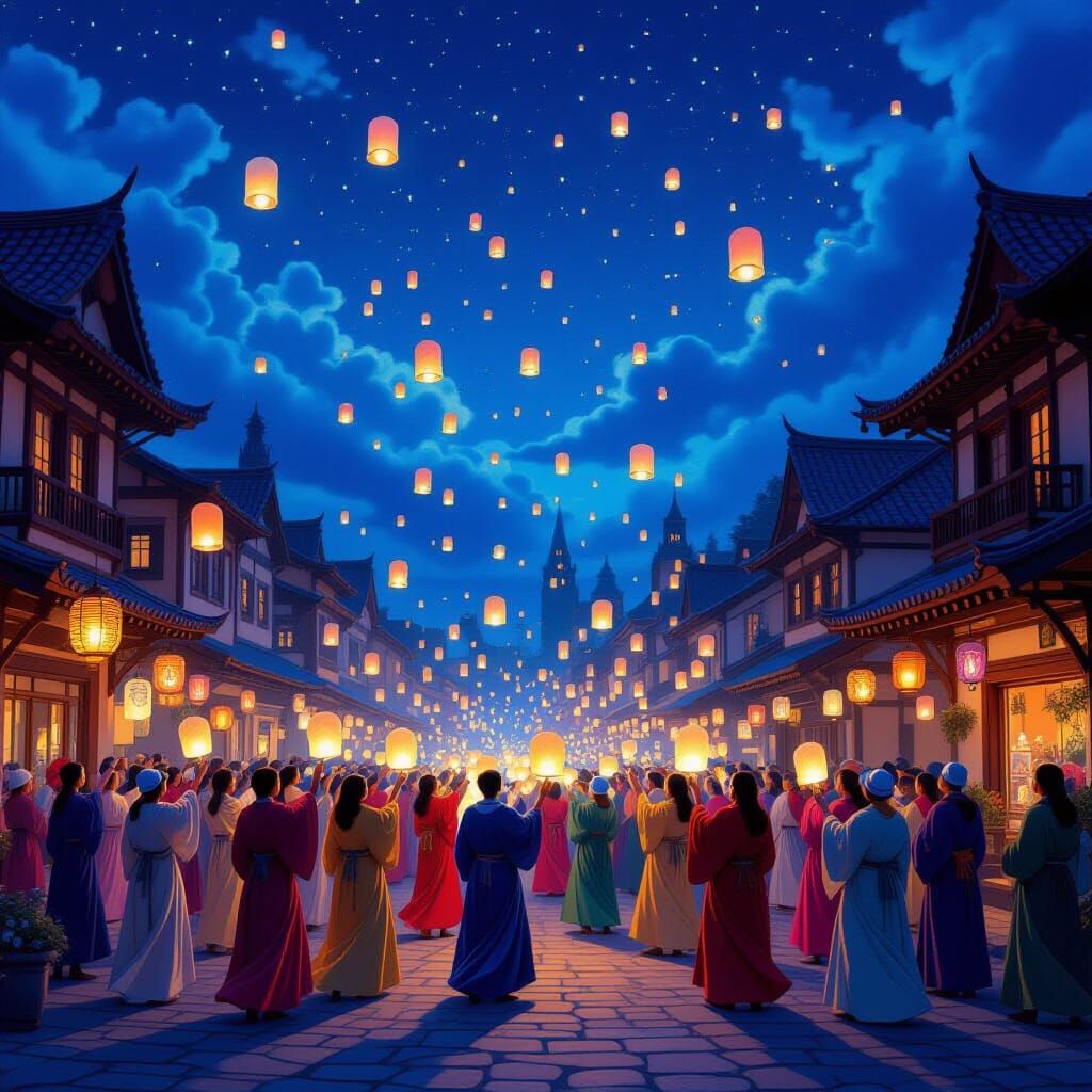 Glow-Worm Lantern Festival: Town Aglow with Magical Lights