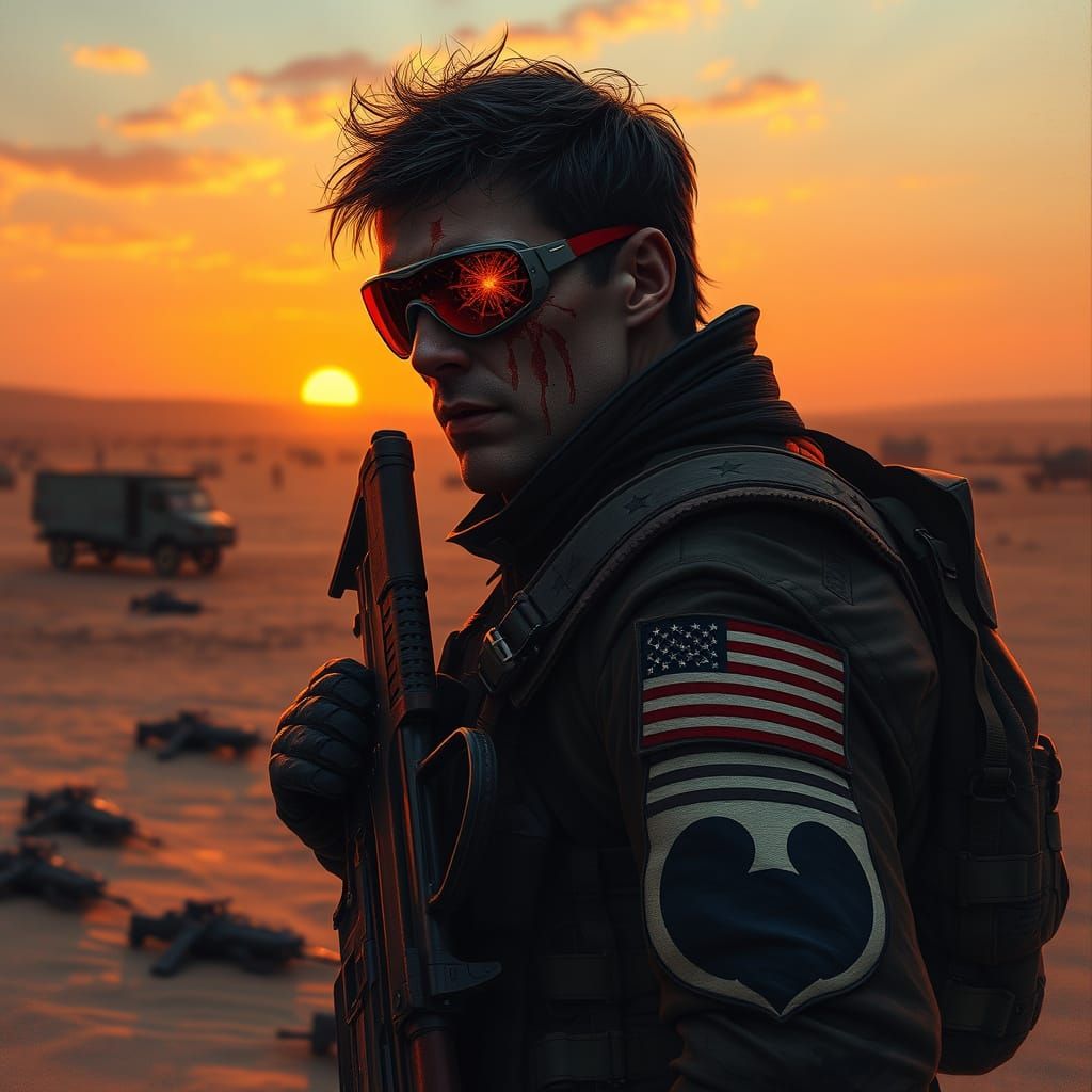 Vampire Spec Ops in Middle Eastern Desert