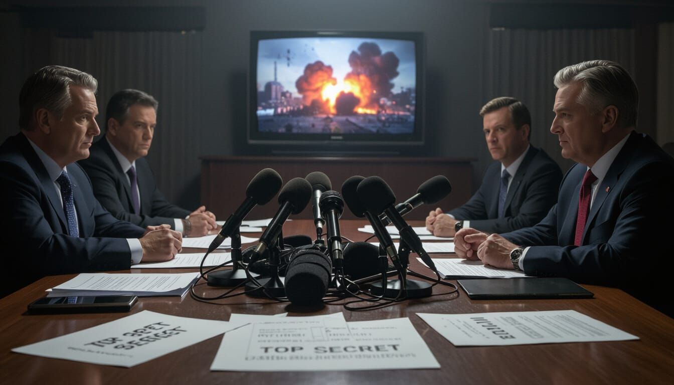 Top Secret Documents & Tense Political Gathering