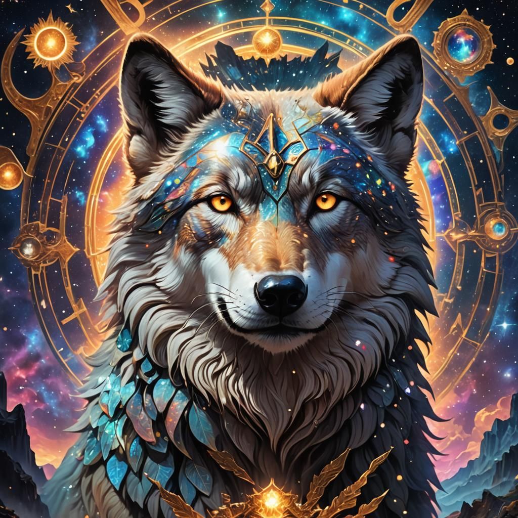 Holographic Cosmic Scene in 8k Resolution