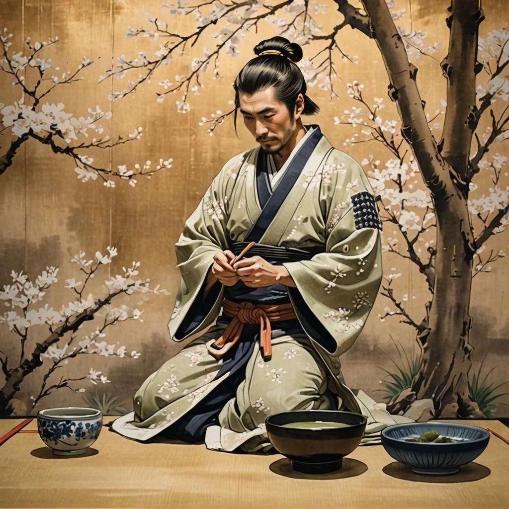 Samurai Tea Ceremony: A Study in Contrast