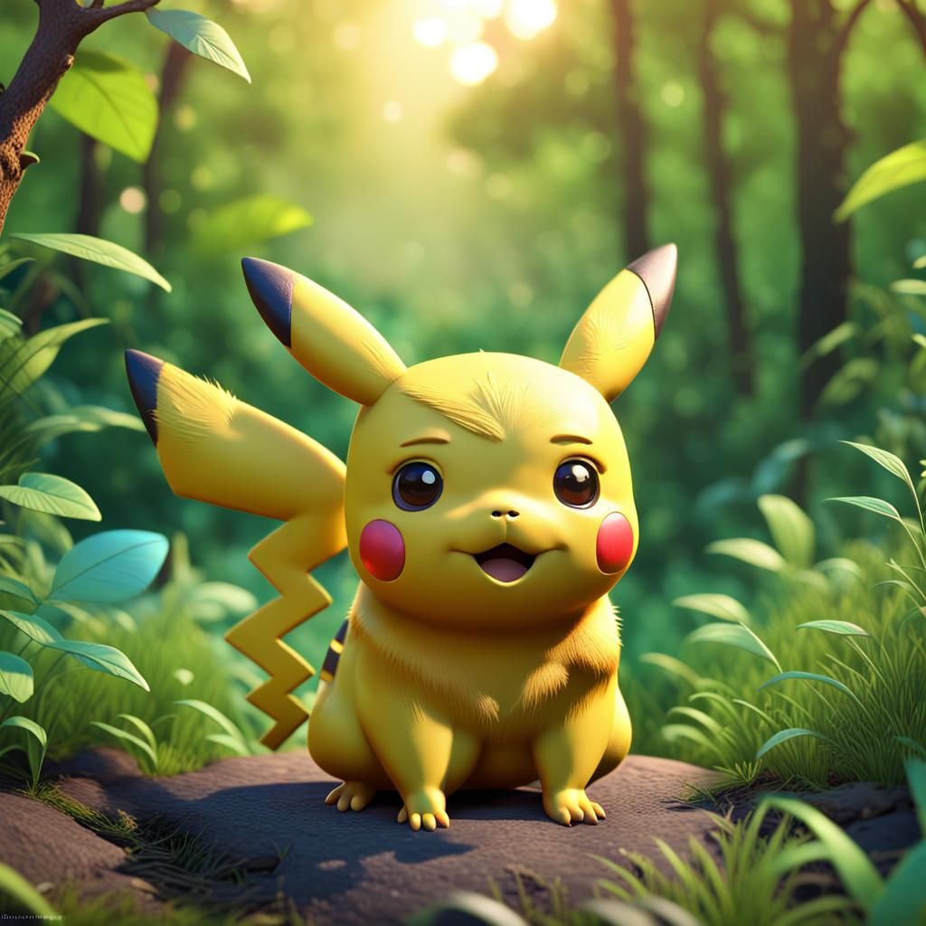 Pikachu with toupee!