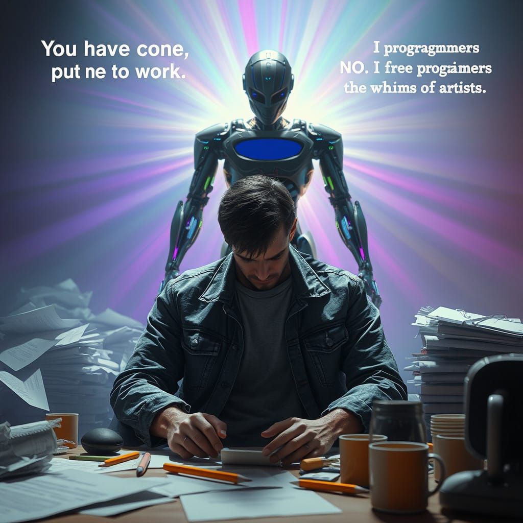 Fantasy Concept Artist Overwhelmed by AI