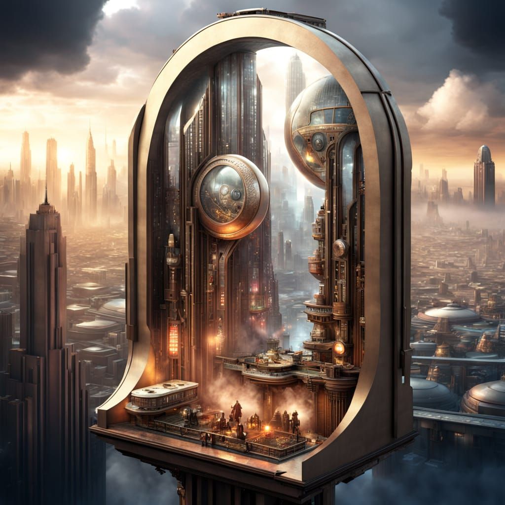 A colossal sci-fi Arch