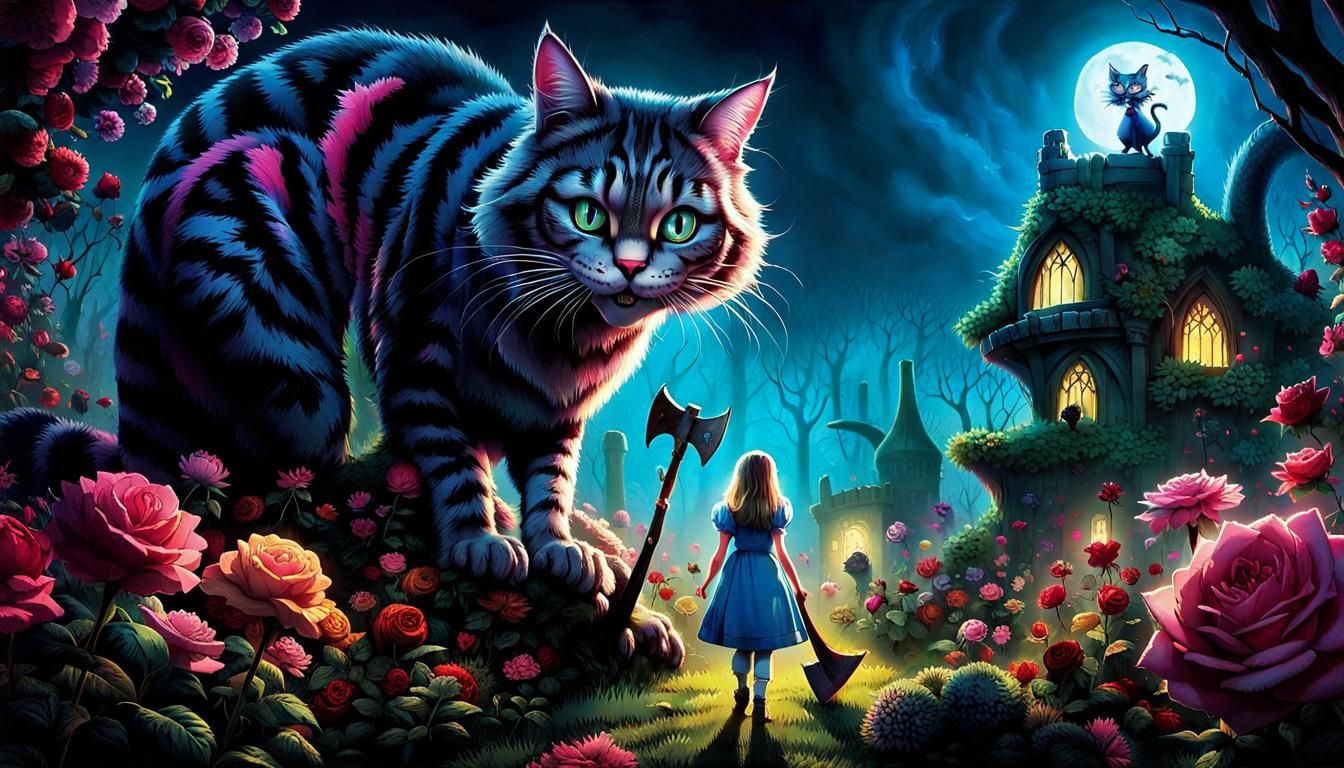 Alice in a Dark Wonderland Portrait