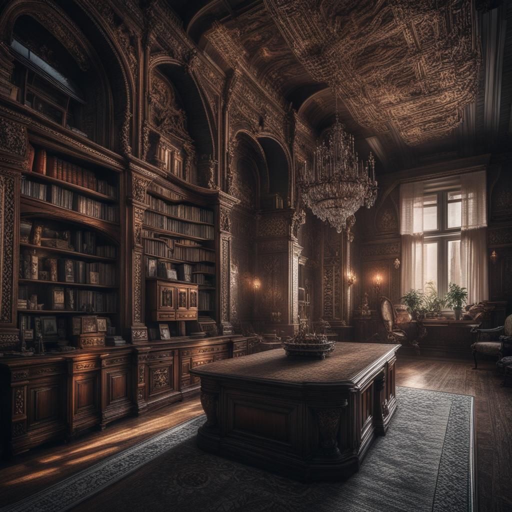 Atmospheric Autumn Scene with Cinematic Quality