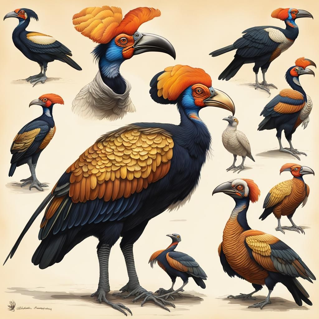 Exotic Alien Creatures on an Exoplanet