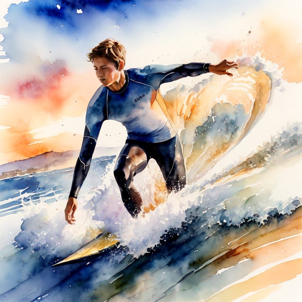 Surfing is attitude dancing