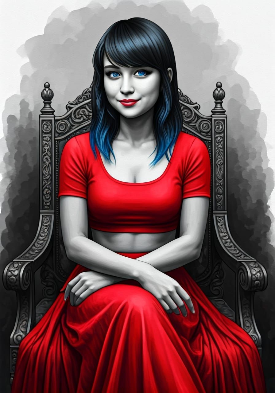 Marinette as Mona Lisa: A Renaissance-Inspired Portrait