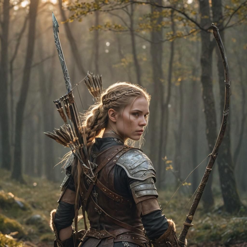 A young Viking daughter