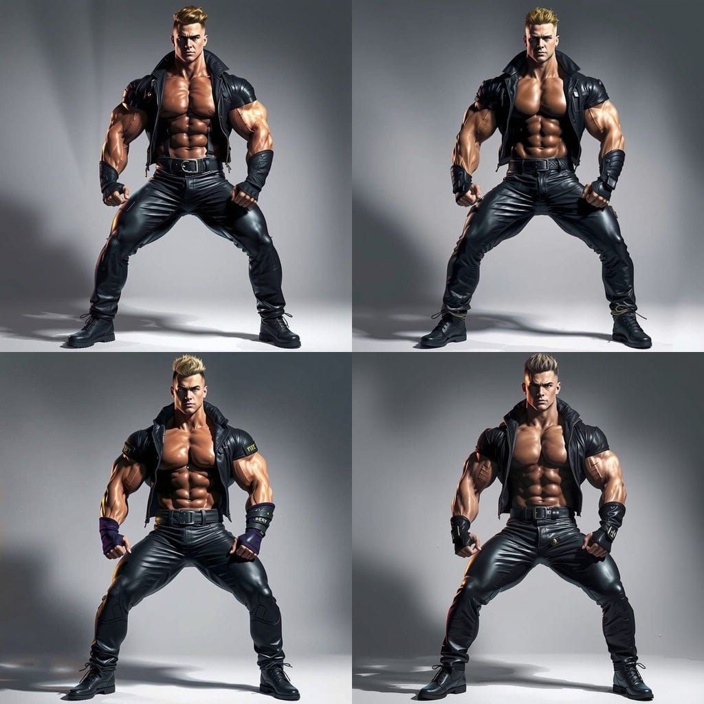 Chiseled Blonde Warrior Goddess