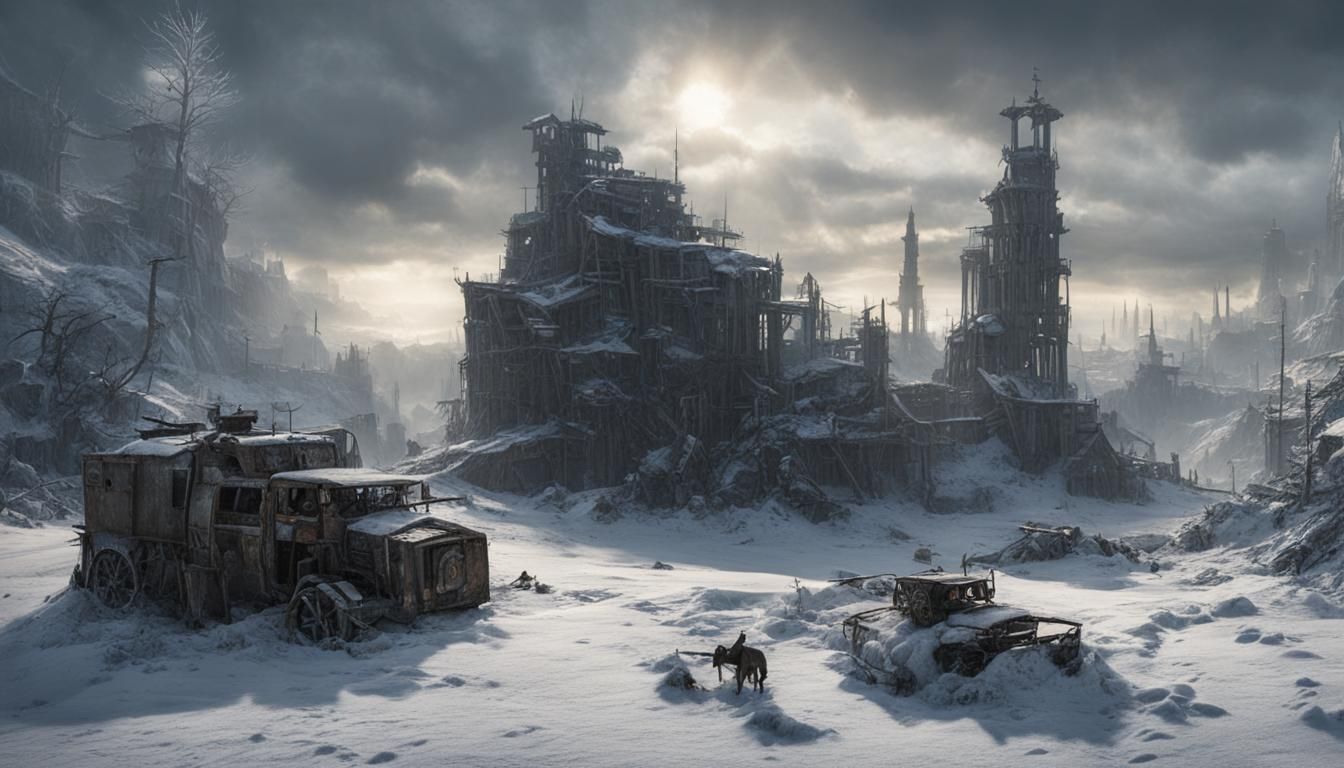 Winter Apocalypse II in Digital Art