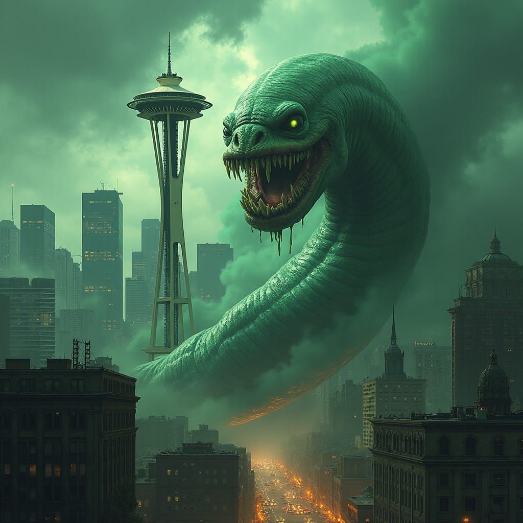 Giant Slugs Consume Seattle in Dark, Eerie Apocalypse