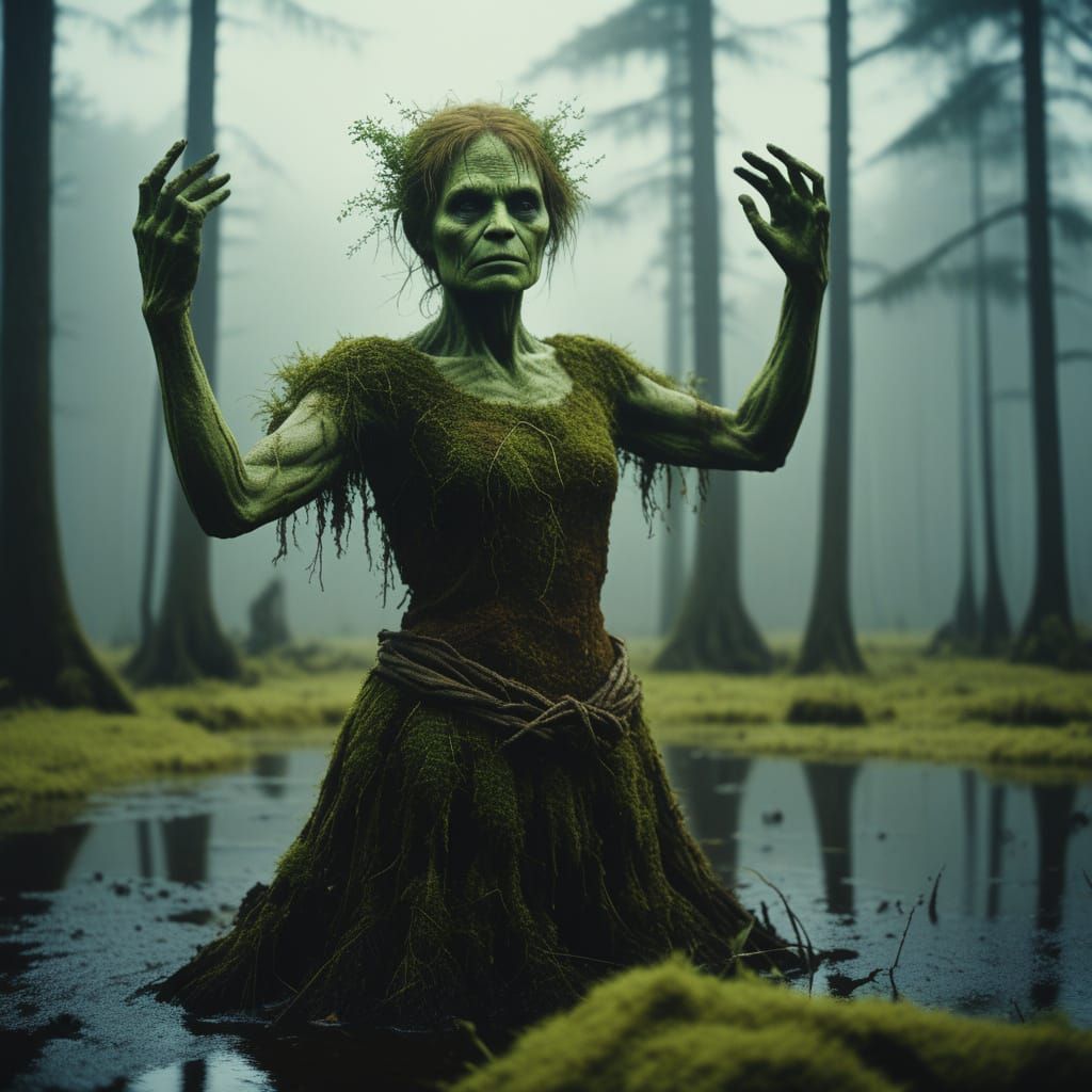 Gritty Swamp Goddess Radiates Power