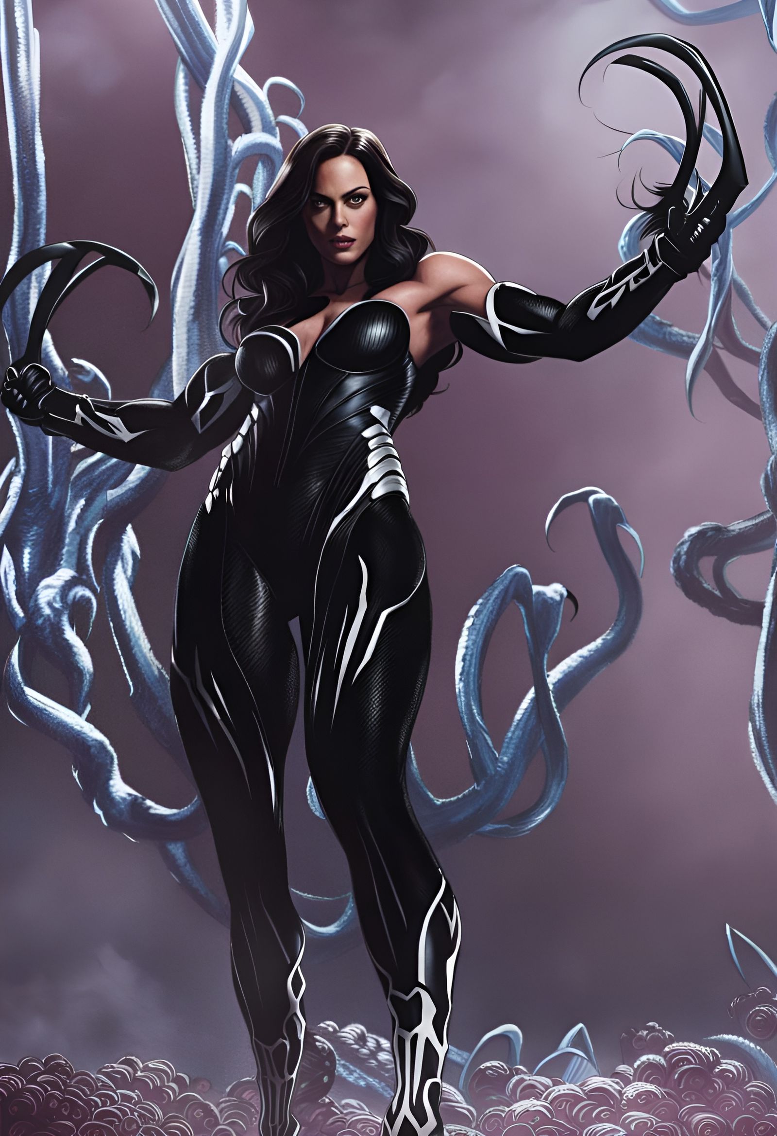 She-Venom Symbiote Transformation in 4K