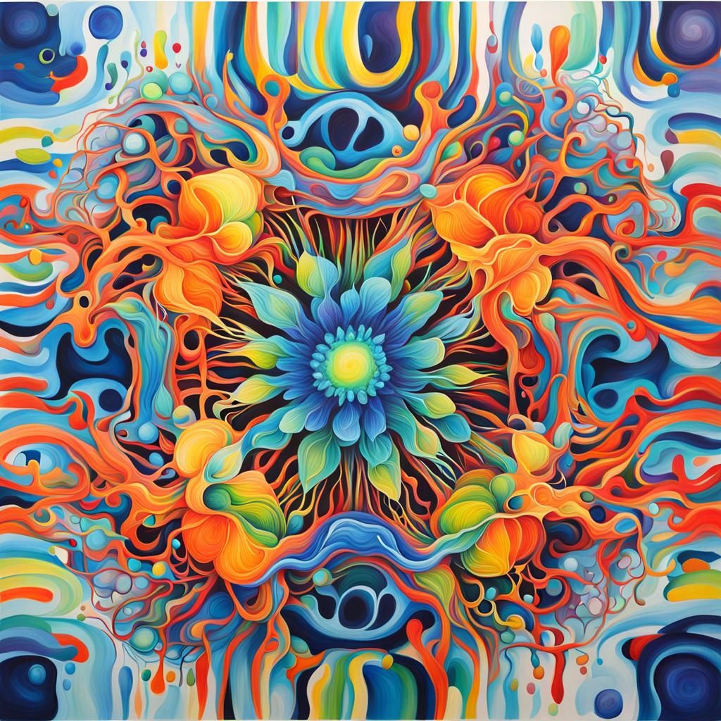 Relaxing Neurographic Painting for Color Therapy