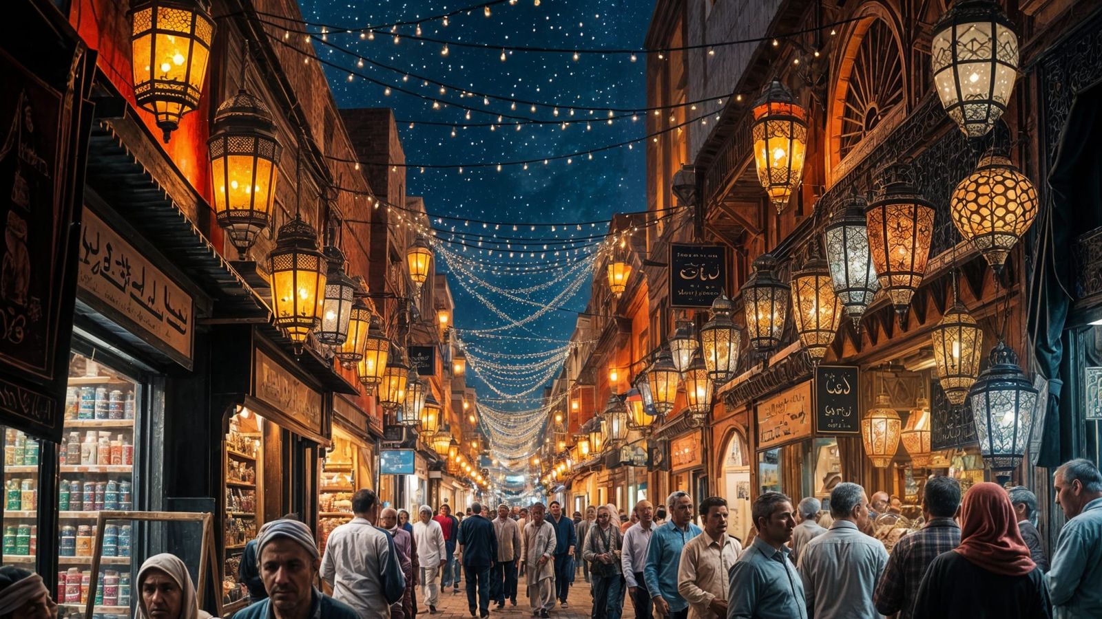 Marrakesh Night Market Under the Stars