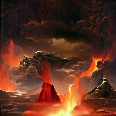Volcanic Forge of the Smith God Hephaestus