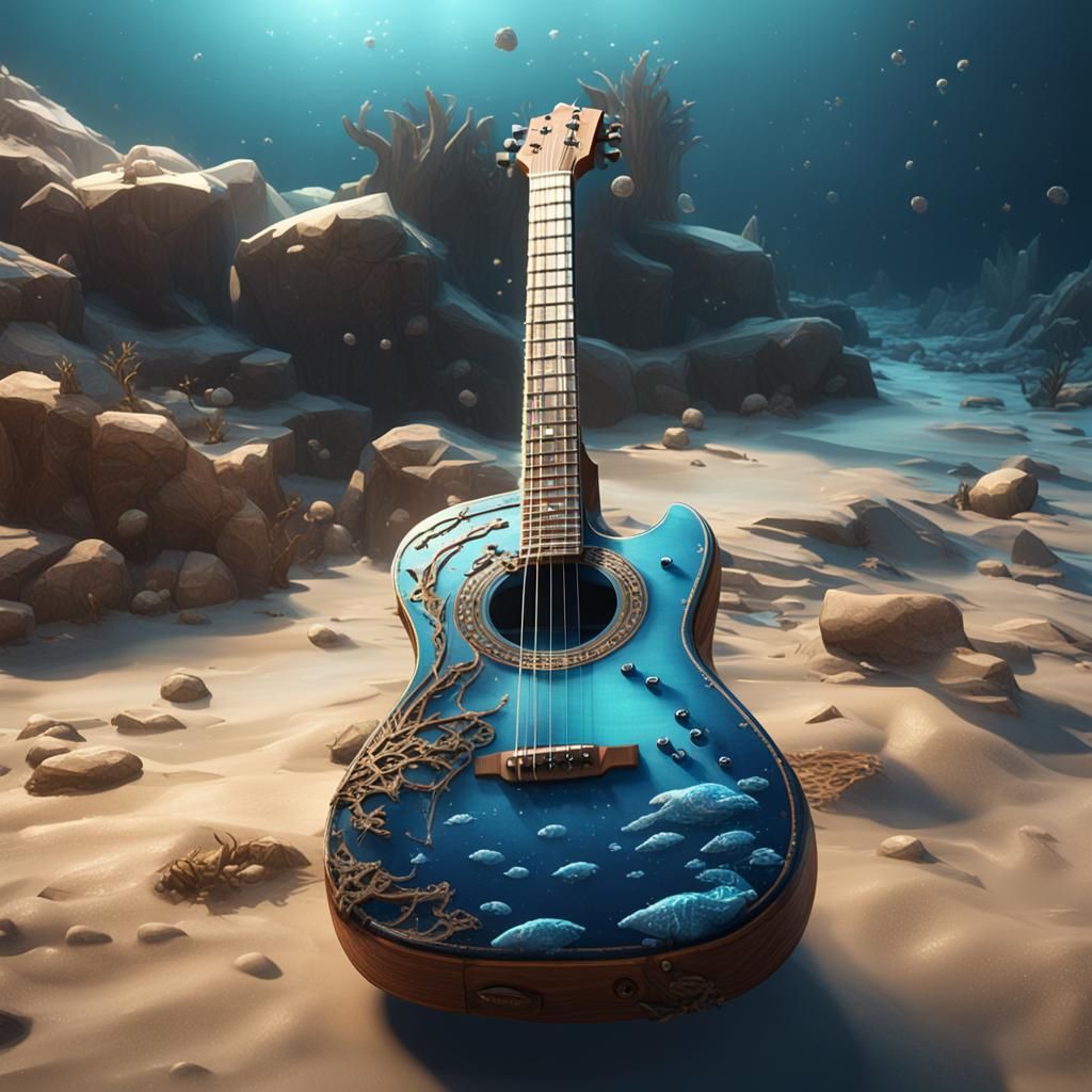 Ocean Guitar: 3D Game Cinematic Masterpiece