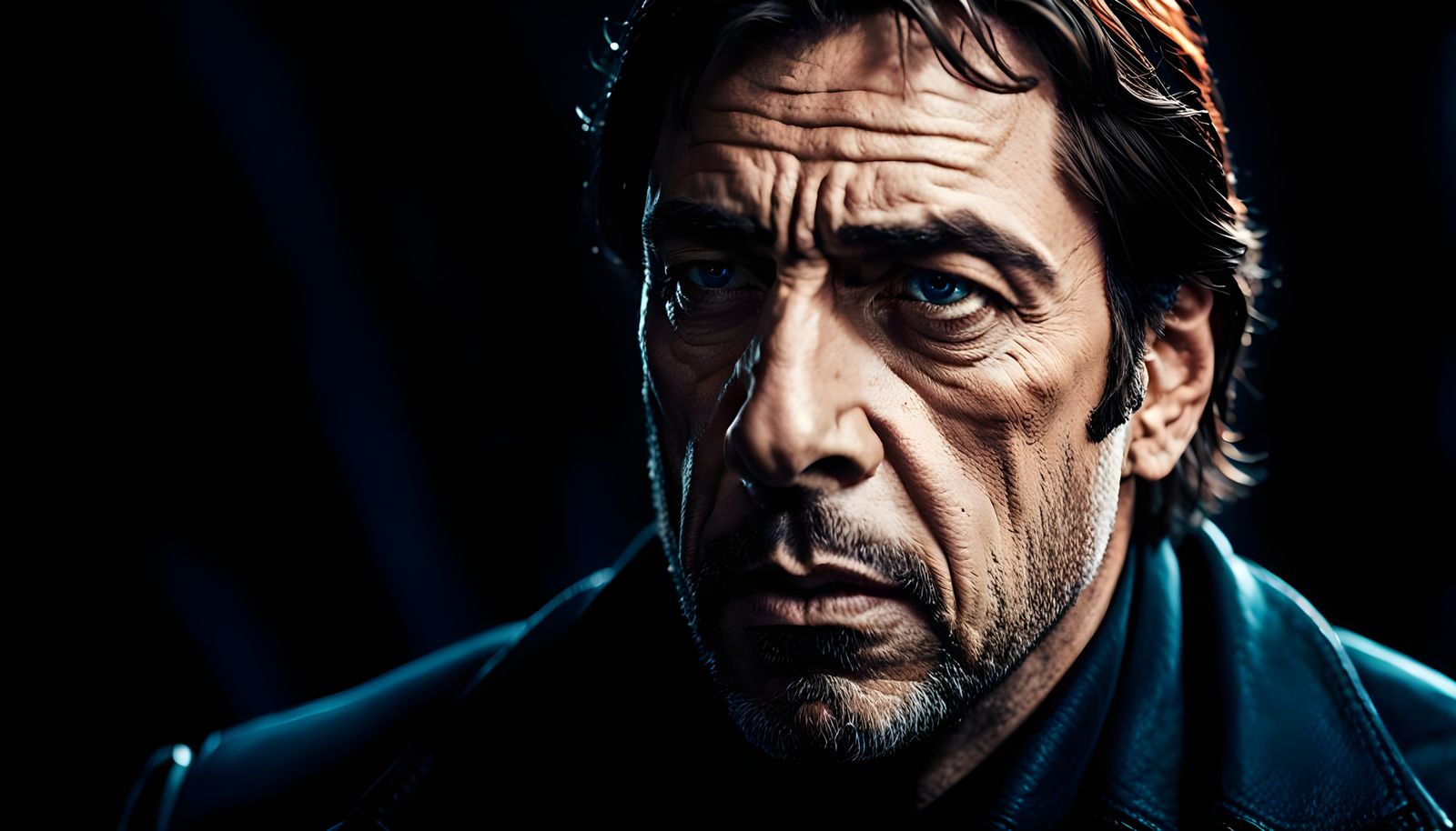 AI Interpretation of Javier Bardem Portrait