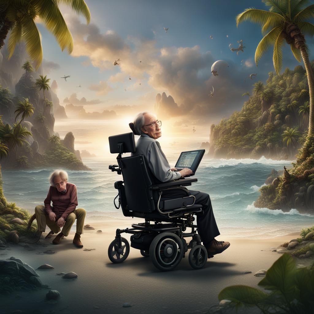 Stephen Hawking and Math Experts on Island