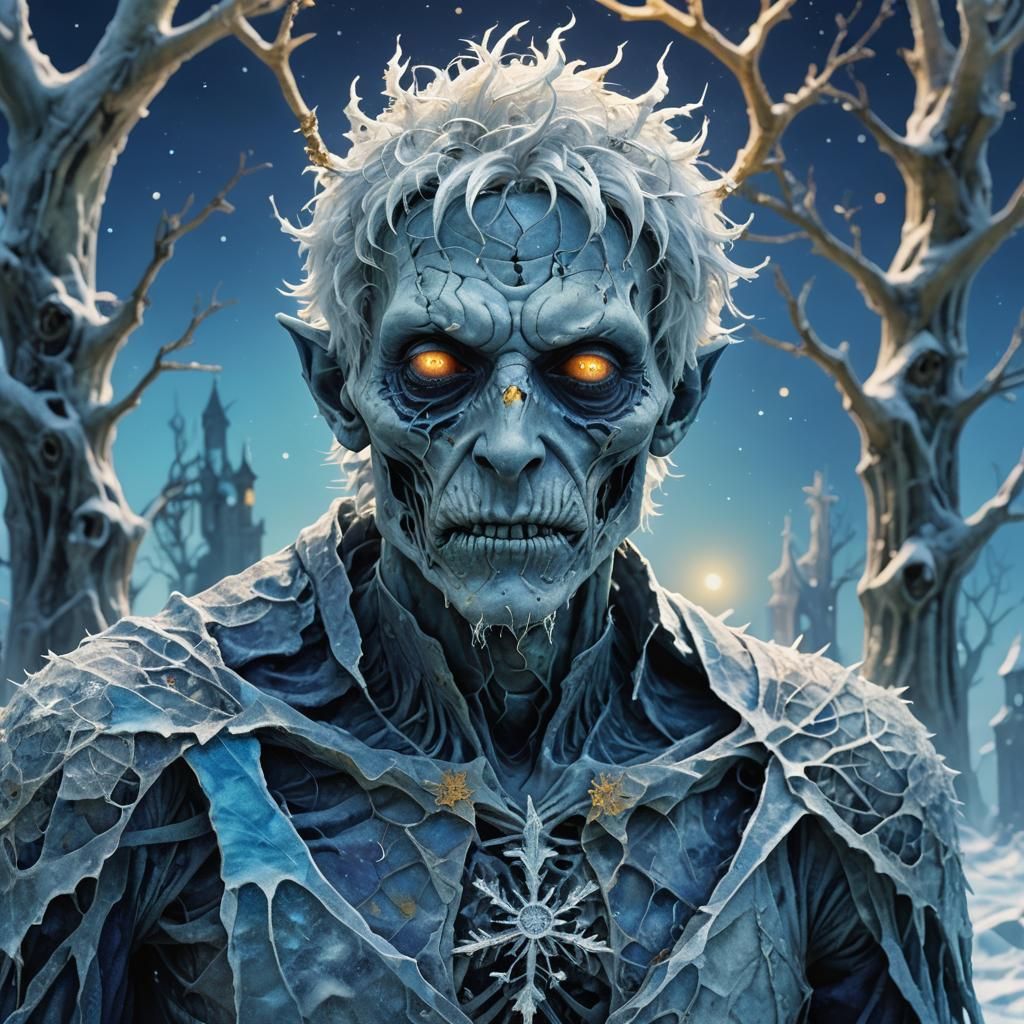 Zombie Jack Frost in Frozen Graveyard