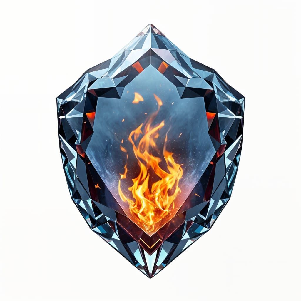 Glass Inferno in Diamond Shield
