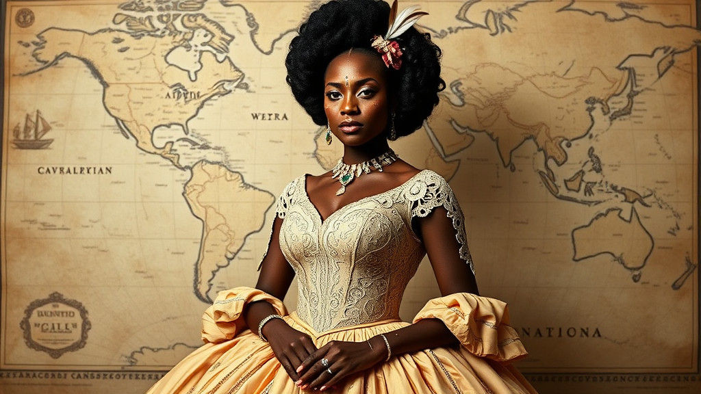 Indigenous Woman Blends Cultural Heritage with European Ball...