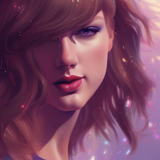 Sparkling Portrait with Dynamic Lighting