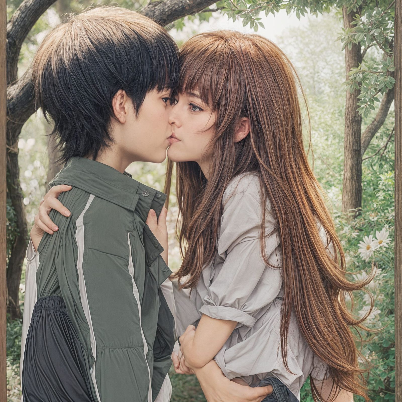 Vibrant 80s-Inspired Abstract Art