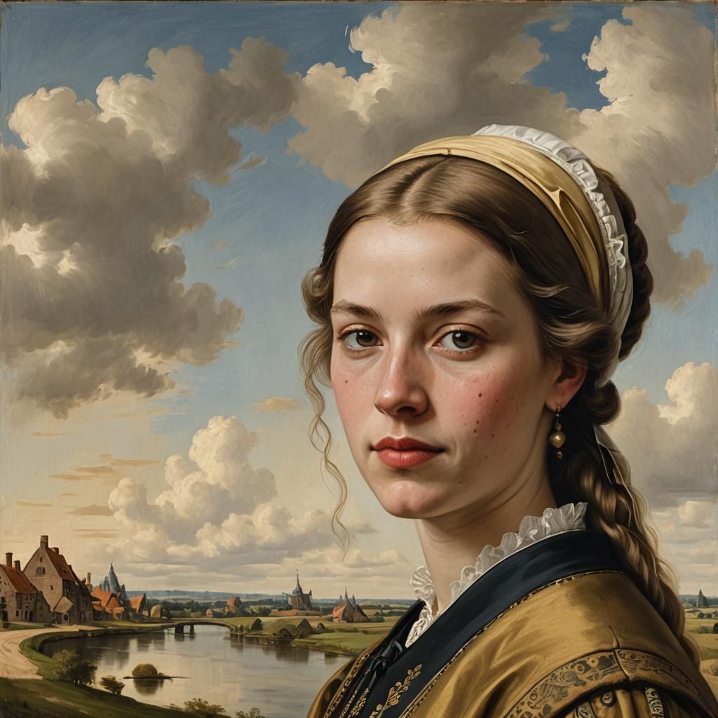 Golden Age Portrait of a Dutch Woman