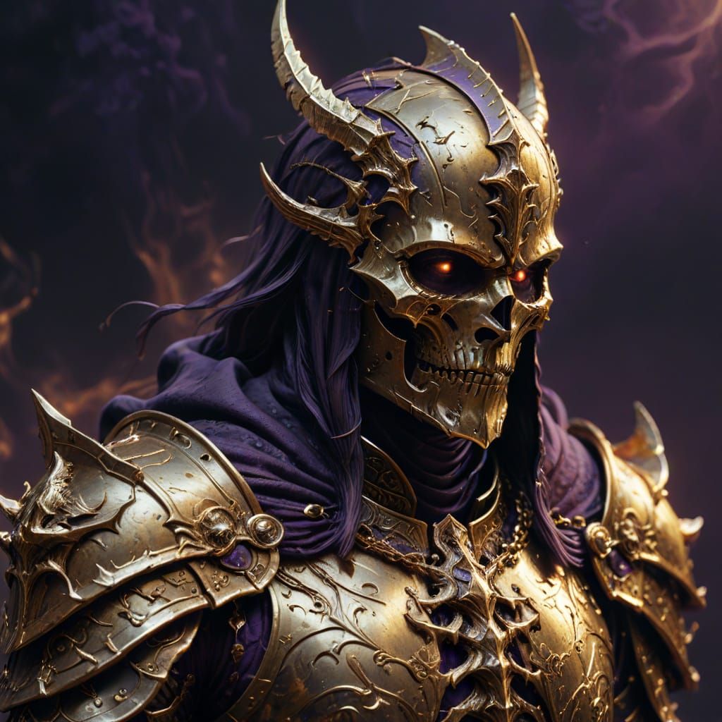 Unholy Conclave: Gothic Oil Painting in Dark Fantasy