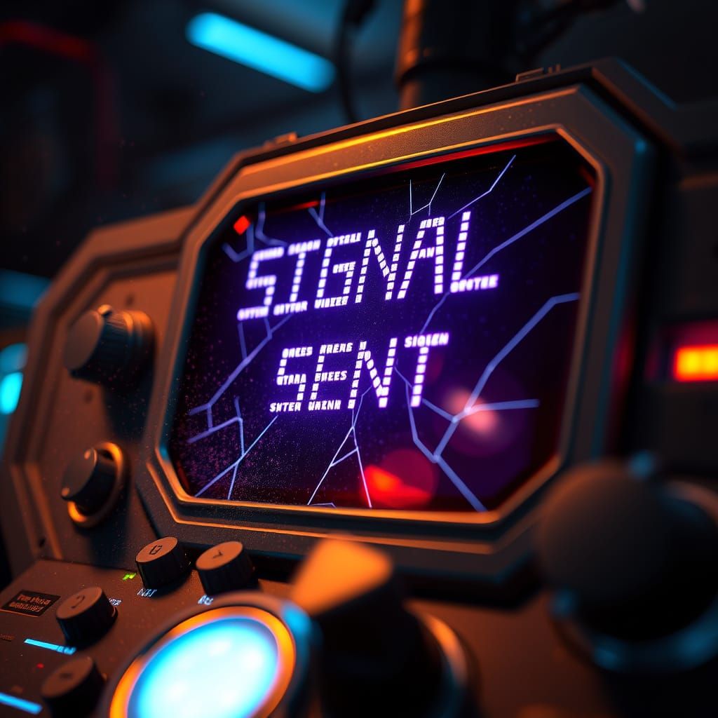 Dystopian Interface Displays Signal in Fractured Futuristic ...