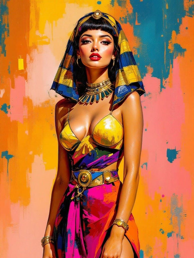 A Golden Goddess Basks in Sunset Splendor