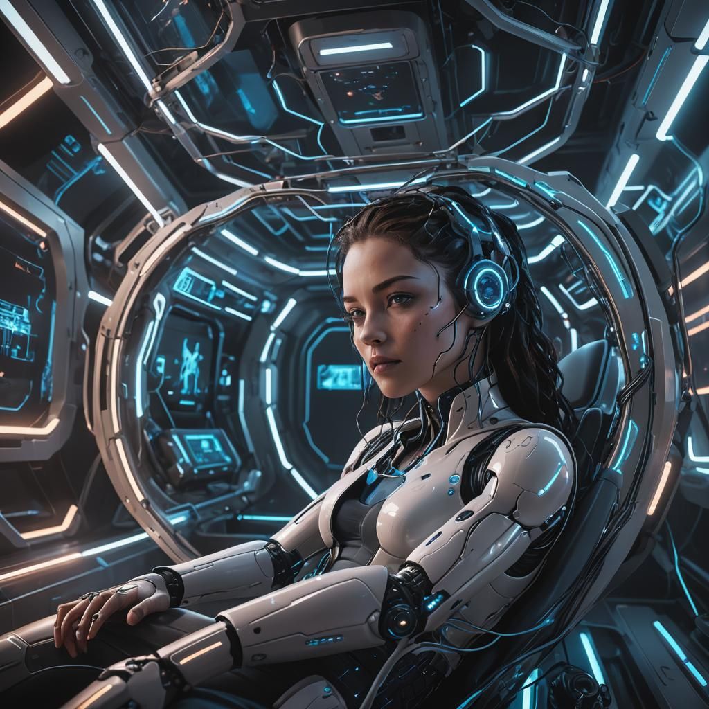 Cyberpunk Consciousness Transfer to Robotic Avatar