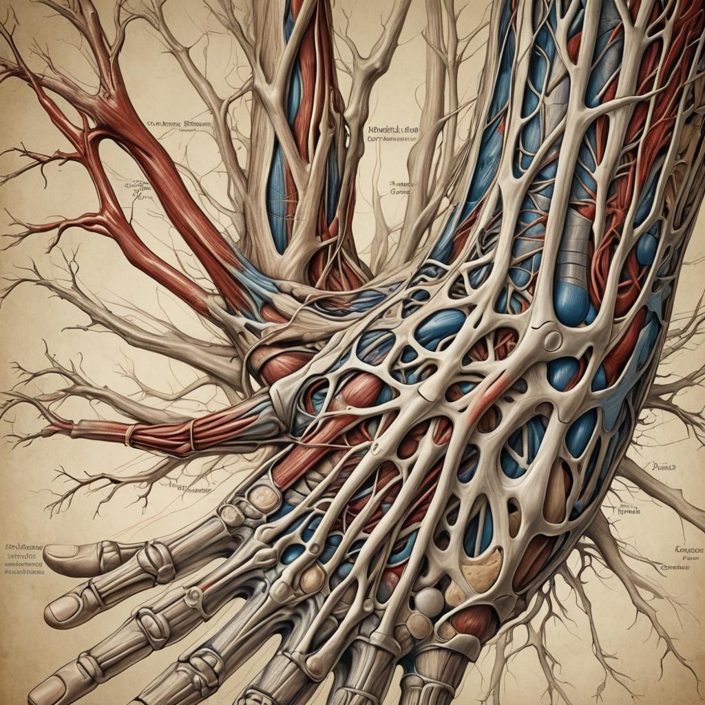 Detailed Anatomical Illustration of Arteria Axillaris