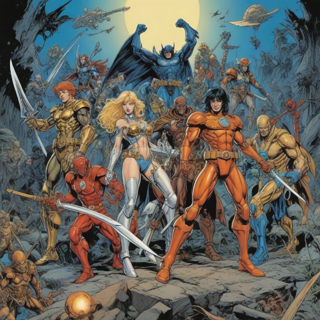 Microversal Battle: Comic Book Illustration