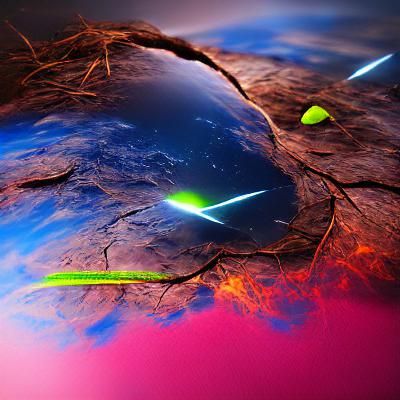 Meteor Plunging Towards Earth