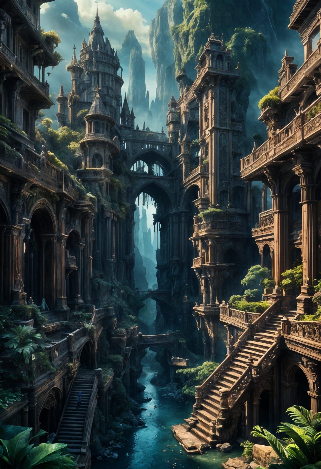 Epic Cinematic Digital Matte Painting