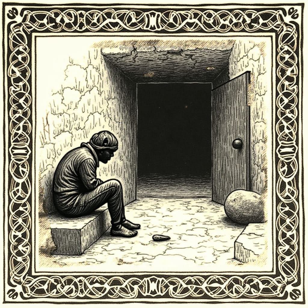 Etcher's Etched Etching: A Detailed Print