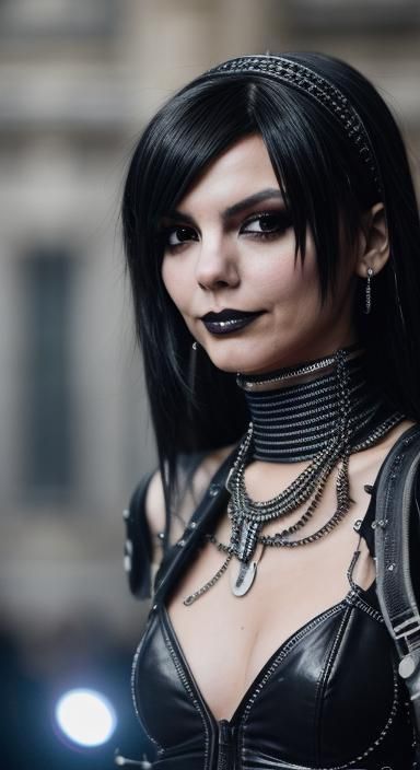 Industrial Goth Fashion Show in Paris Photo