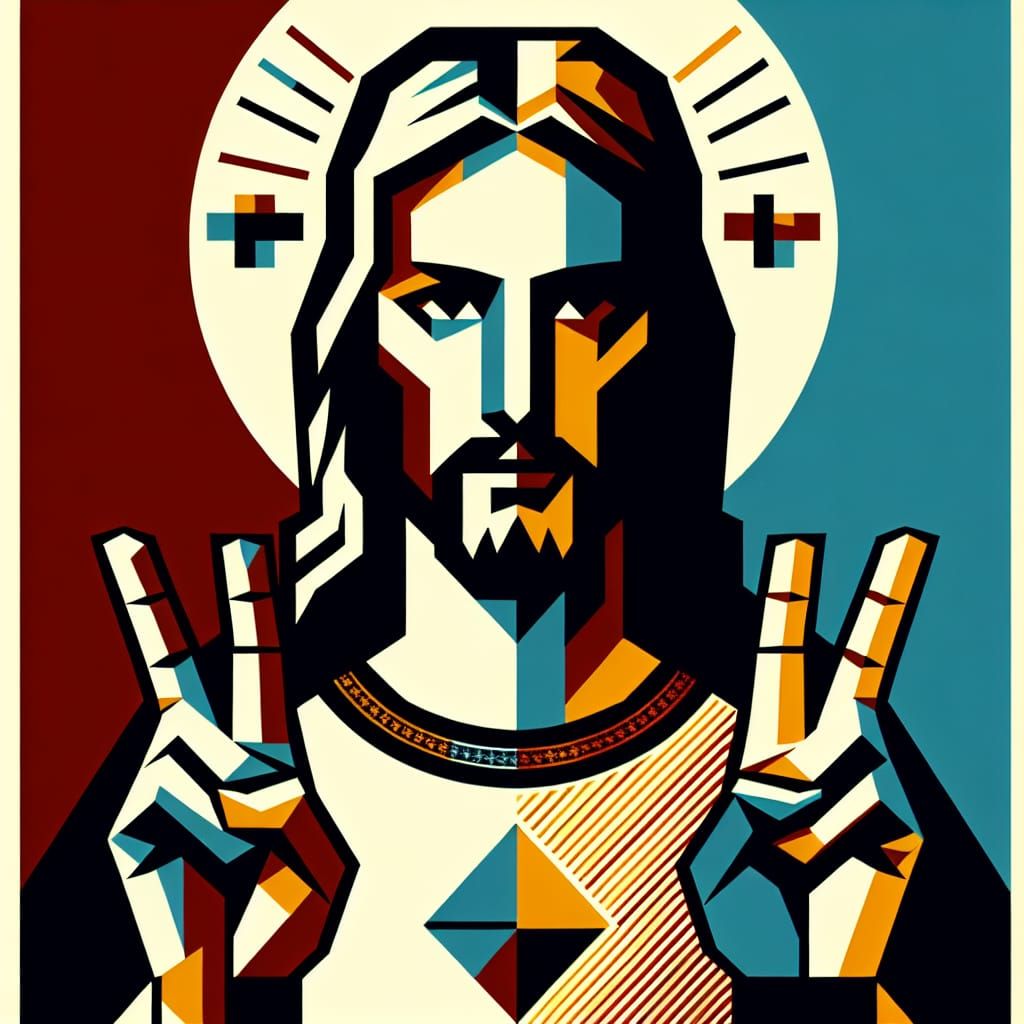 Graffiti R&B Figure in Pop Art Style