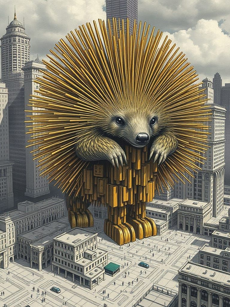 Porcupine Urban Megastructure, Klimt, Gilman