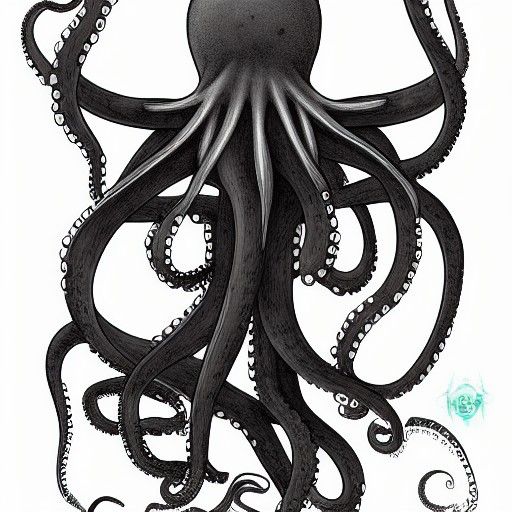 Futuristic Octopus-Woman Hybrid Goddess