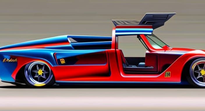 Ferrari Custom Pick-up Truck Concept Art